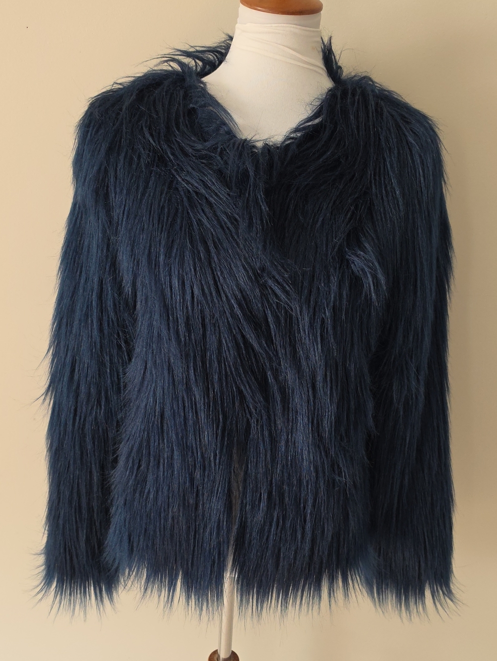 UNREAL FUR  Dark Green Faux Fur Jacket